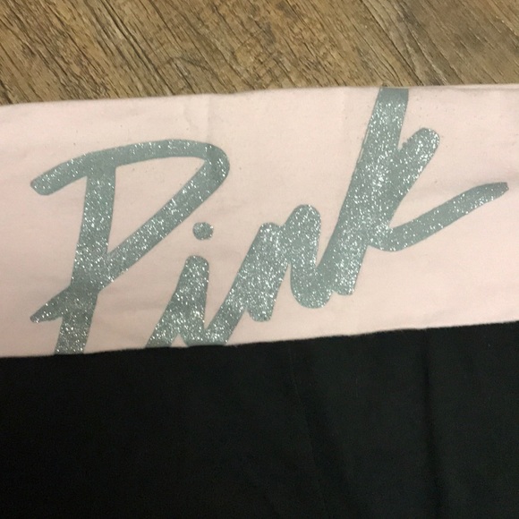 PINK Victoria's Secret Pants - PINK Victoria’s Secret Baby Pink & Glitter Legging